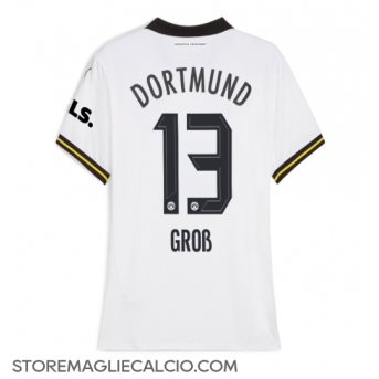 Borussia Dortmund Pascal Gross #13 Maglia Gara Terza Repliche 2024-25 Donna Maniche Corte